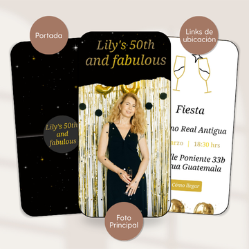 Modelo Fabulous para celebración